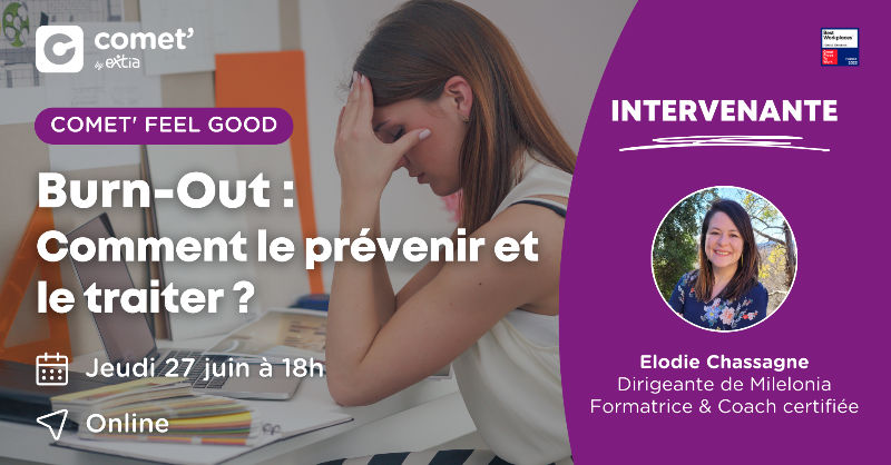 CometByExtia's tweet photo. On entend souvent parler de burn-out.
Mais quels sont les mécanismes qui le sous-tendent ? Comment le détecter et le traiter ? 🧠

Elodie sera présente pour partager son expérience et donner les clés pour l'identifier et le gérer. 🤝

#santementale #burnout #psycho