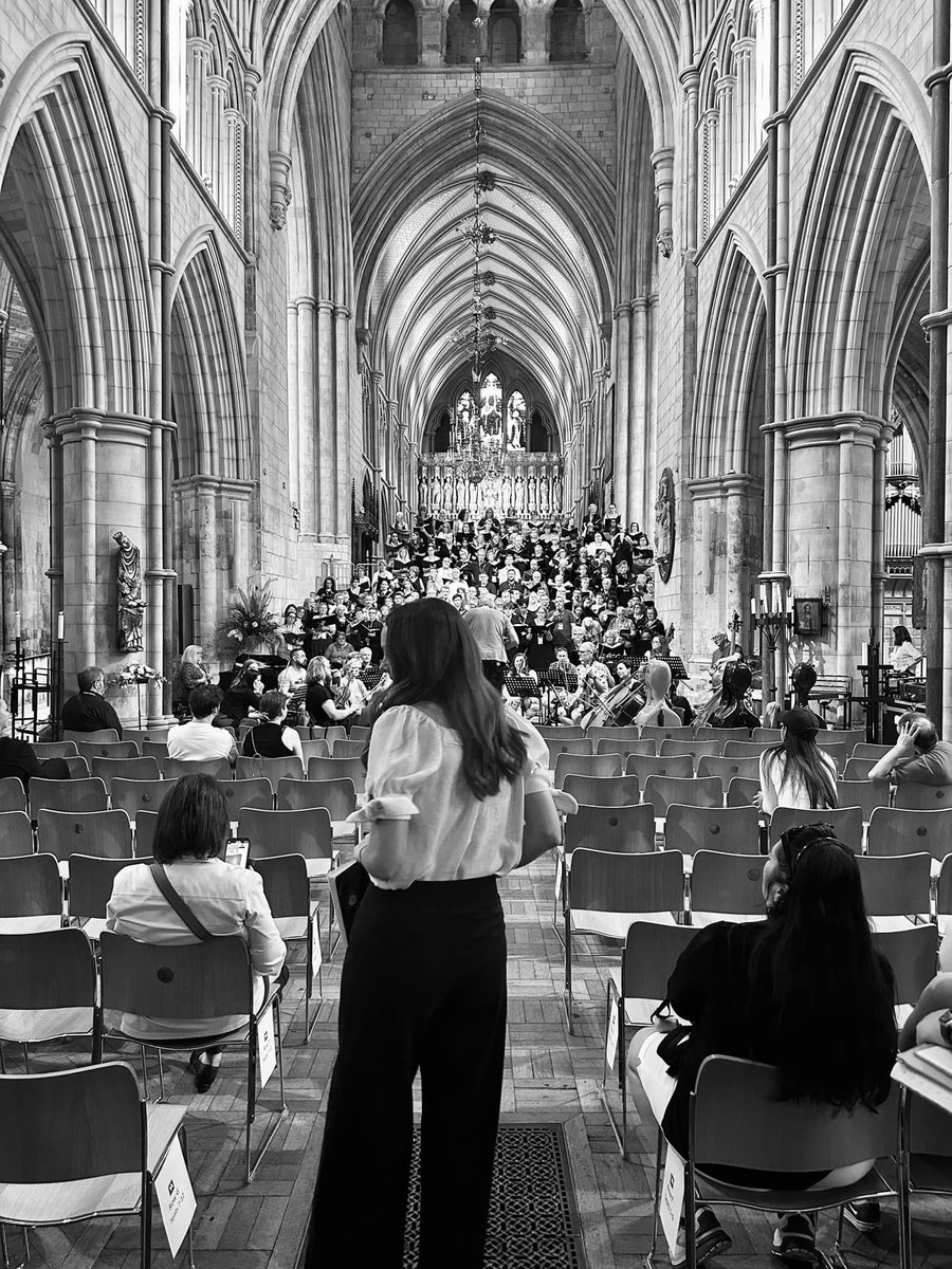 musictravel1's tweet photo. After intense preparation and London rehearsals, @VocesNovae (KY) had a mountaintop experience performing at Southwark Cathedral. Thanks to @voxanimaldn for organizing an incredible evening. The group has two more days to explore London to cap off a memorable trip! #MTCtravels https://t.co/9geASM5zR8