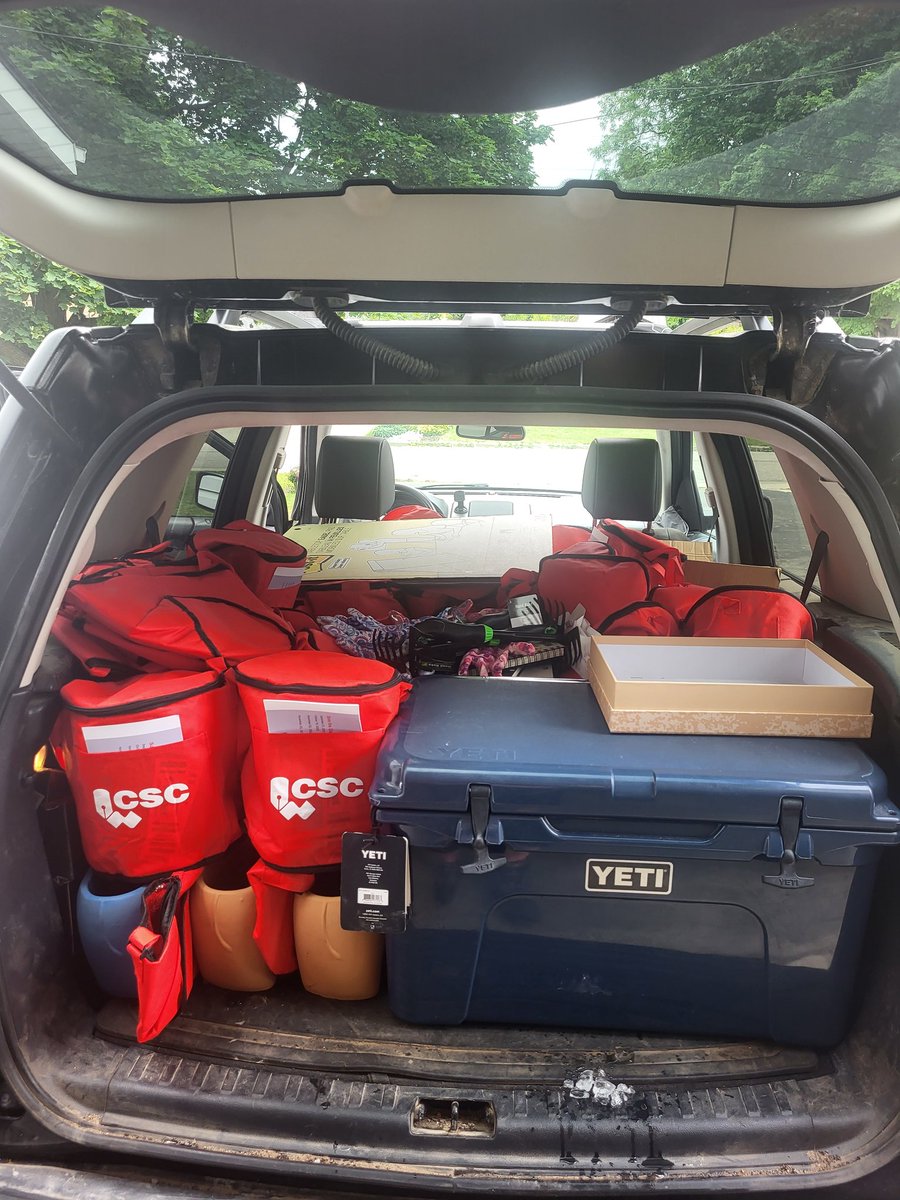 The vehicle is all packed, ready to head off to the CSC London Golf Tournament .... see you at registration #cscgolf,#csclondon