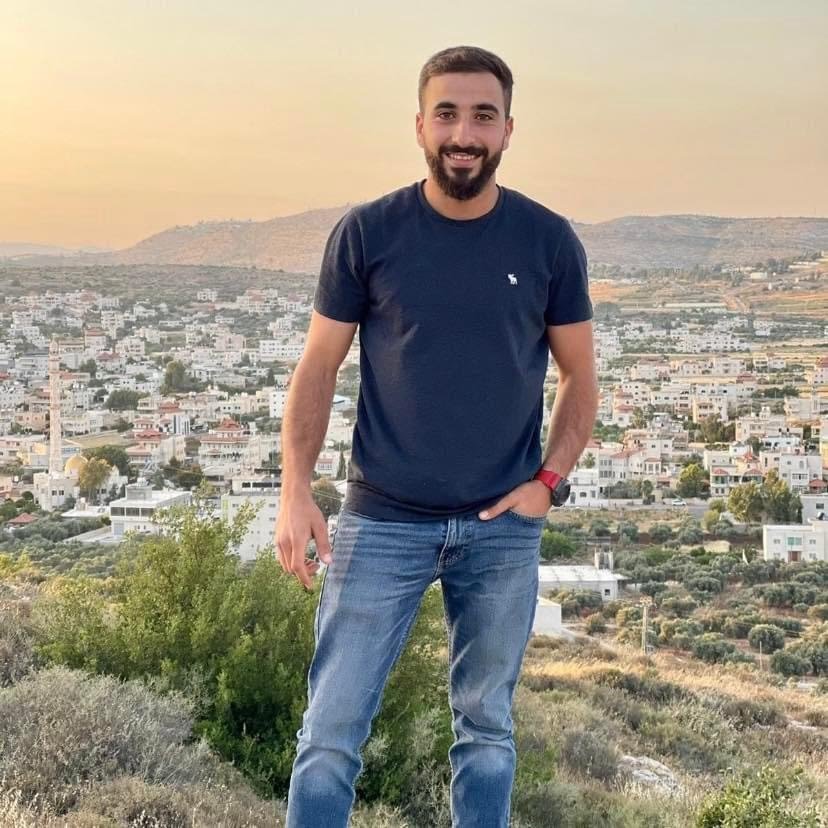Omar was only 25 years old, father of two. He just celebated his son's birthday. His family in the U.S. are devastated. He was trying to help protect families in his home village of Turmusaya when an Israeli extremist (backed by the Israeli govt) fatally shot him in the back.
