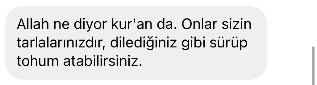 allahım beni affet ama ben bu cümleye fena azıyorum