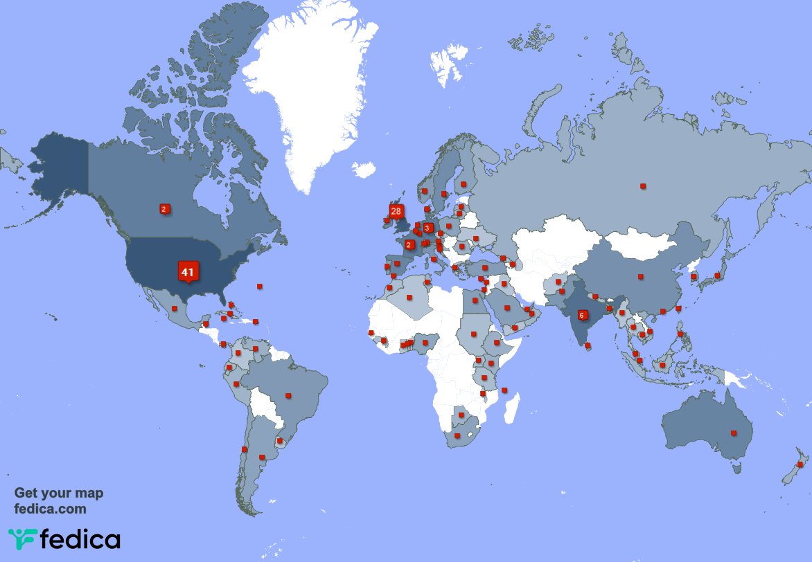 I have 3 new followers from Azerbaijan, and more last week. See fedica.com/!BioPharmaMike