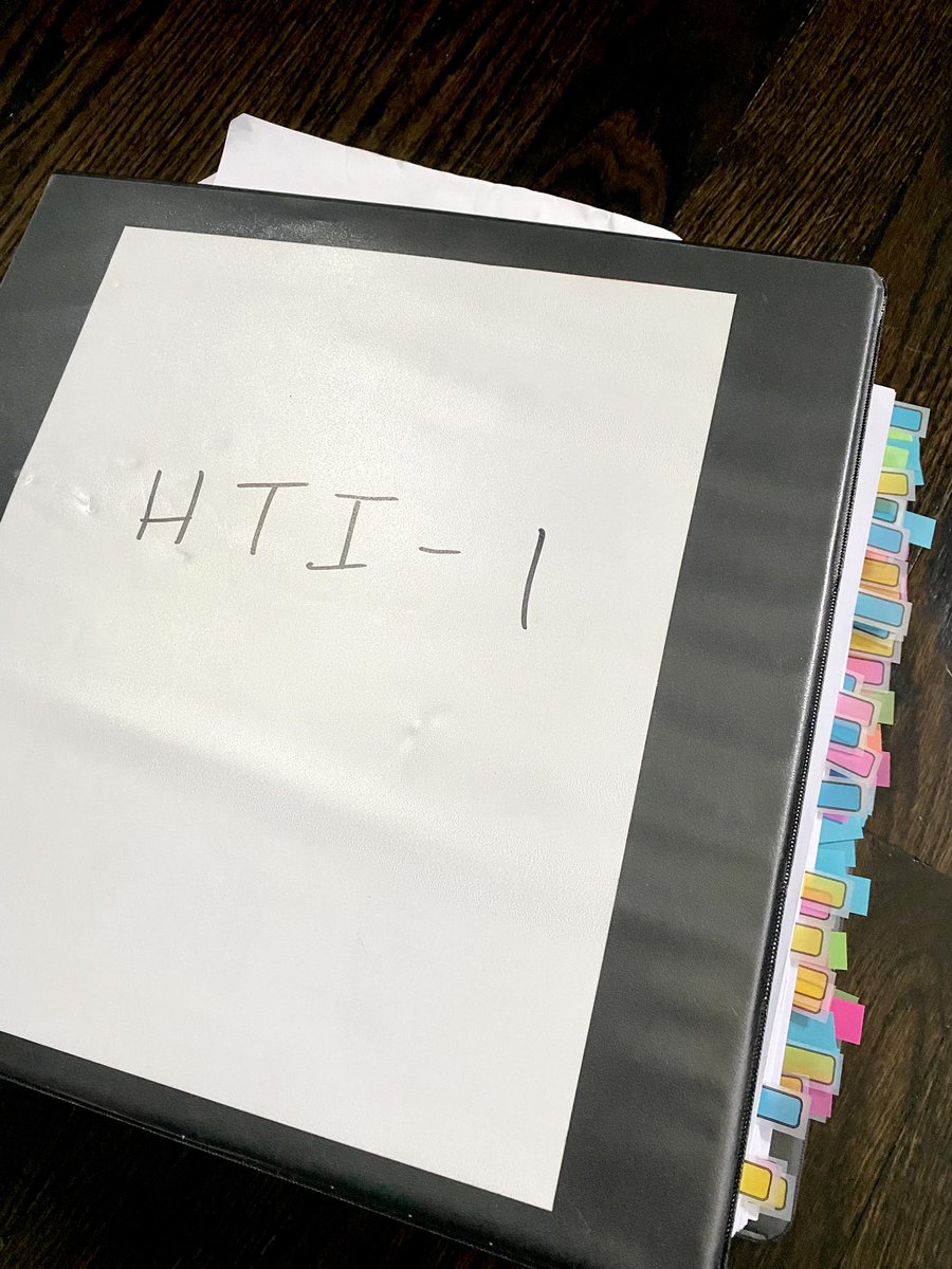 What do I do with my printed NPRM #HTI1 binder now that my public comments have been submitted? 🧐

(Wrong answers only)