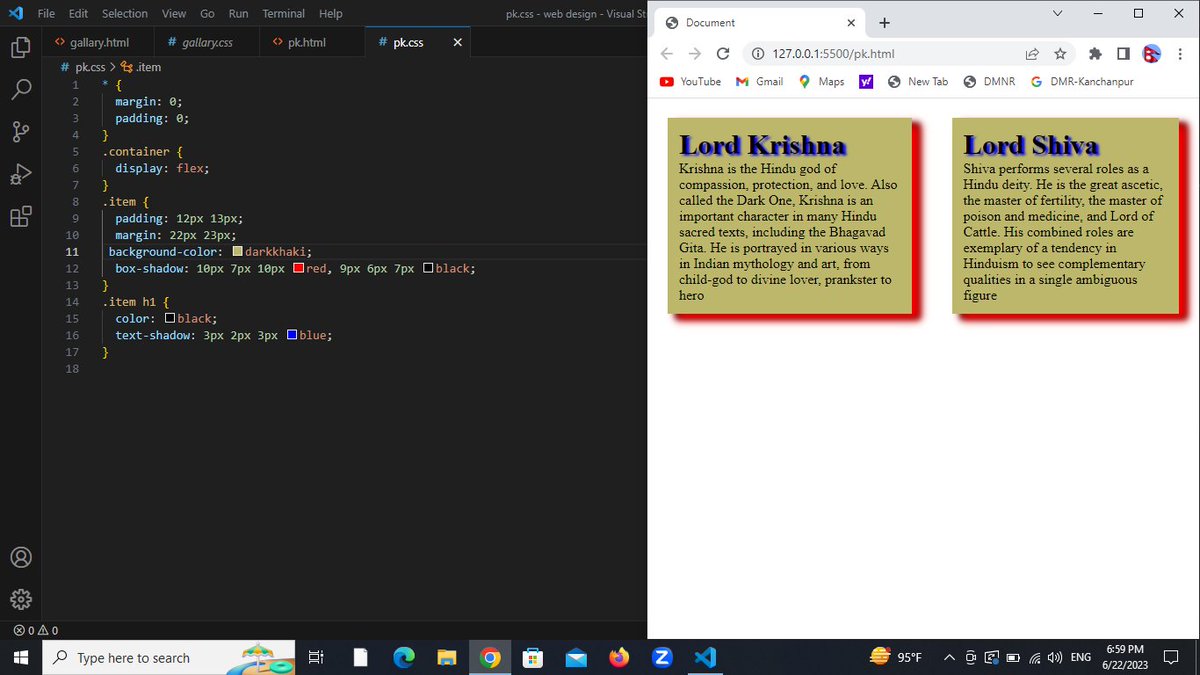 Day22/60
 Today ,I learnt about the box-shadow CSS property adds shadow effects around an element's frame. The text-shadow CSS property adds shadows to text.
#60DaysOfLearning
#LearningWithLeapfrog  
#LSPPD22