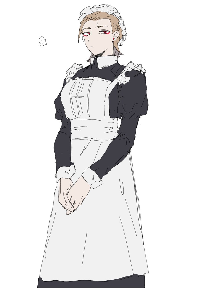 cppc_ag's tweet image. ⚠女装
メイド和と青