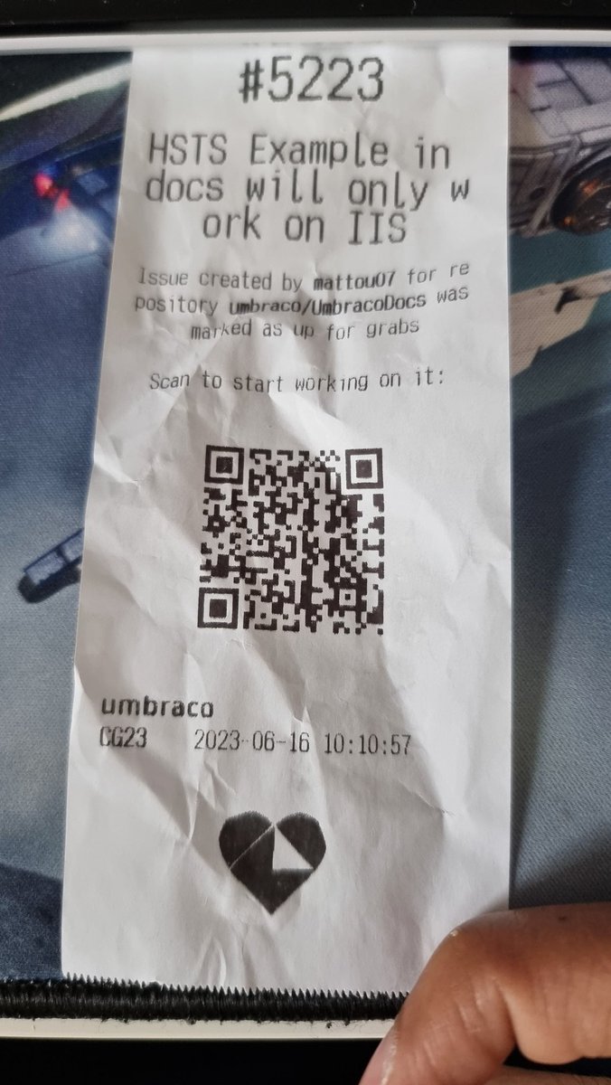 mattou07's tweet image. My #umbraco #codegarden #cg23 #Hackathon pr got merged but not sure if I want to rip @cultiv receipt 😁