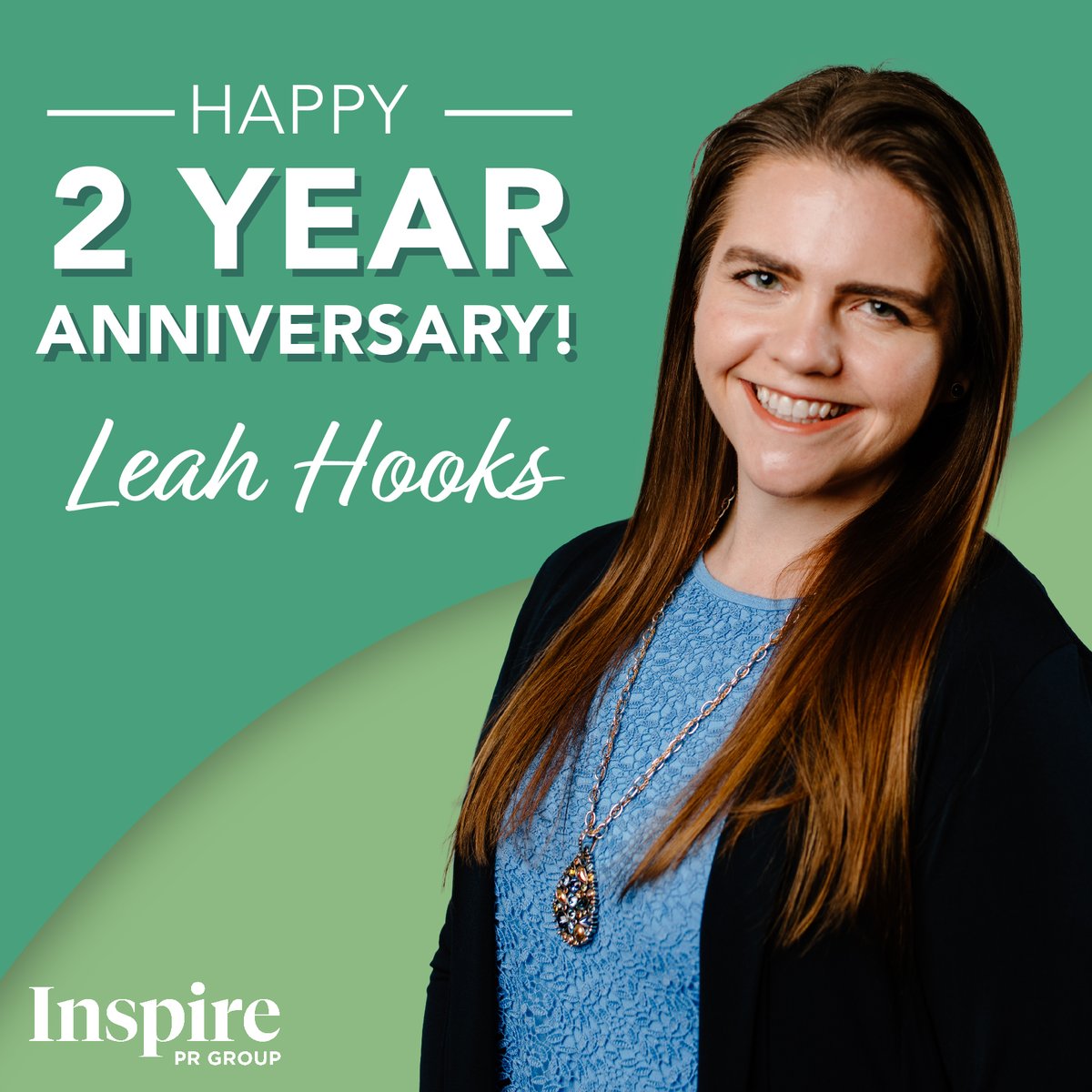 Leah Hooks joined Inspire 2️⃣ years ago! 👏 Leah is the go-to for all things website and #GoogleAds strategy. Her guidance throughout the switch to Google Analytics 4 (#GA4) has been vital. So thankful to have @LeahRachelHooks' skills + expertise! inspireprgroup.com/about/team/lea…