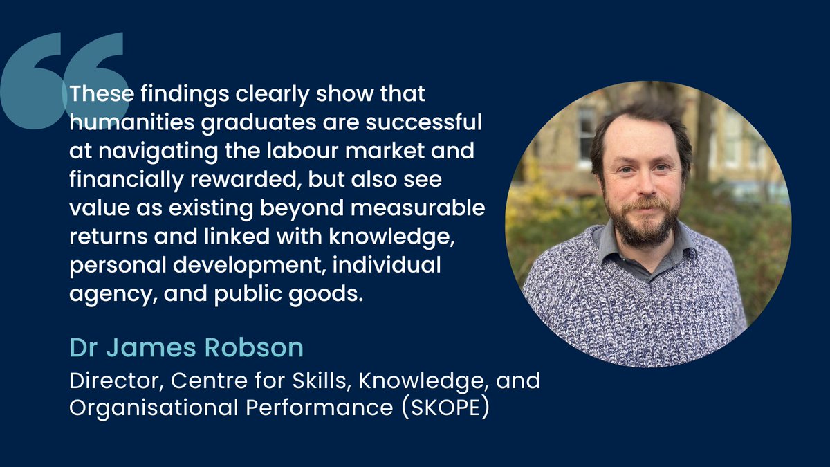 Department of Education, University of Oxford (@oxforddeptofed) on Twitter photo New research shows how studying the #humanities can benefit young people’s future careers and prepare them for changes and uncertainty in the labour market 📚🎓
<a href="/SKOPEOxford/">SKOPE</a> <a href="/ResearchCGHE/">Centre for Global Higher Education</a> <a href="/OxHumanities/">Humanities Division</a>
Read more ➡ bit.ly/3CEGTo2 New research shows how studying the #humanities can benefit young people’s future careers and prepare them for changes and uncertainty in the labour market 📚🎓
<a href="/SKOPEOxford/">SKOPE</a> <a href="/ResearchCGHE/">Centre for Global Higher Education</a> <a href="/OxHumanities/">Humanities Division</a>
Read more ➡ bit.ly/3CEGTo2