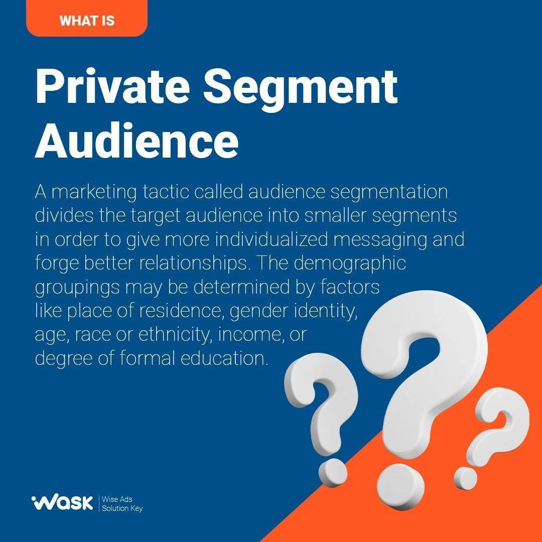 🚀 Utilizing your target audiences more effectively with WASK will result in higher reach!

wask.co

#AudienceSegmentation #DigitalAds