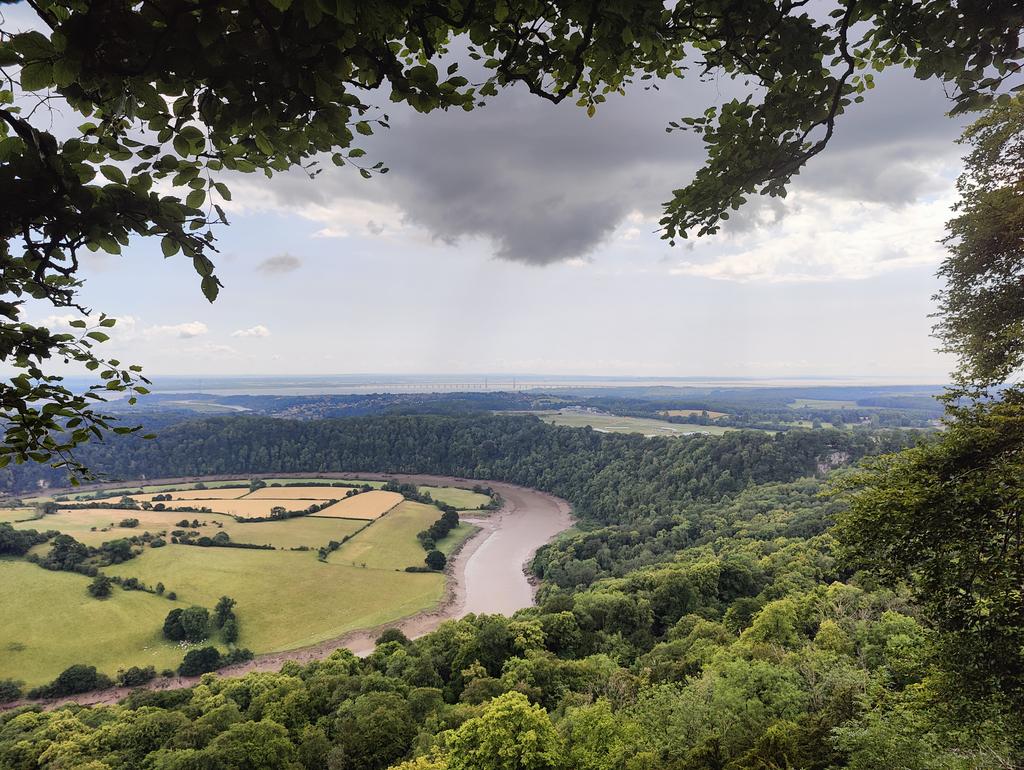 Amazing view from the Eagle's Nest in the Wye Valley. Looking towards Chepstow.