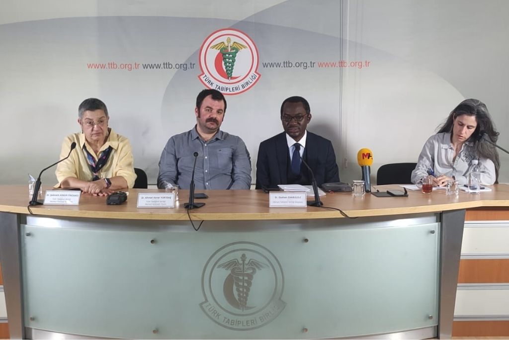 drenabulele's tweet photo. I urge the Turkish government @trpresidency to beat a retreat from its current adversarial approach and embrace a collaborative, constructive and harmonious strategy, with improved health care delivery and medical professionalism based -1/2
#supportTMA @medwma @un @trpressoffice https://t.co/ndD1EJ0OTU