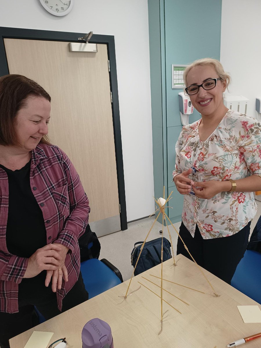 NHSG_PEFs's tweet photo. ‘Build a tower; Build a team”

@RGUNMandP students participating in the CLIC project (Collaborative Learning Implementing Coaching) used their problem solving and team working skills as part of their induction team building activity.
@NHSGrampian @HSCAberdeen 
#CLIC https://t.co/svecD3JdhA