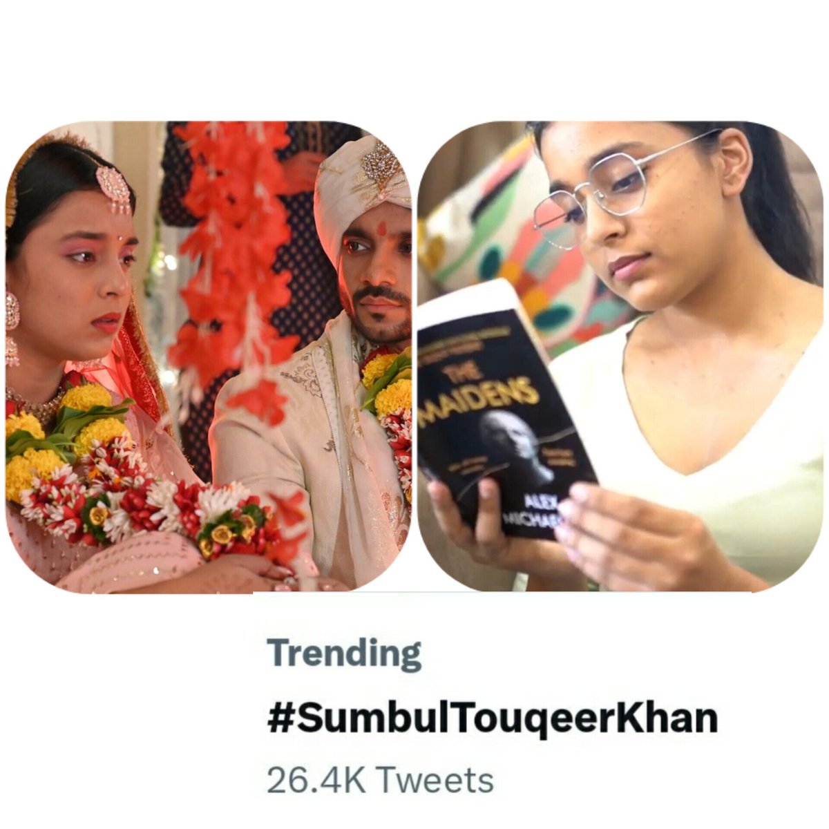One shot from #DevilSeShaadi and a reel from her home 💣my girl is trending this how the neutral and organic fans love her.
Keeping shining and stay winning ❤🙏

#SumbulTouqeerKhan #SumbulSquad #SumbulTouqeer #fanfavorite