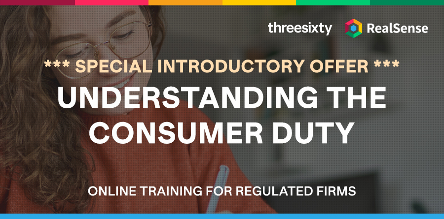 threesixtySvcs's tweet image. #consumerduty training is in short supply. Our new interactive course introduces the FCA’s Consumer Duty framework and the obligations it places on regulated firms and their staff to ‘act to deliver good outcomes for retail customers. For more info see realsense-learning.co.uk/courses/consum…
