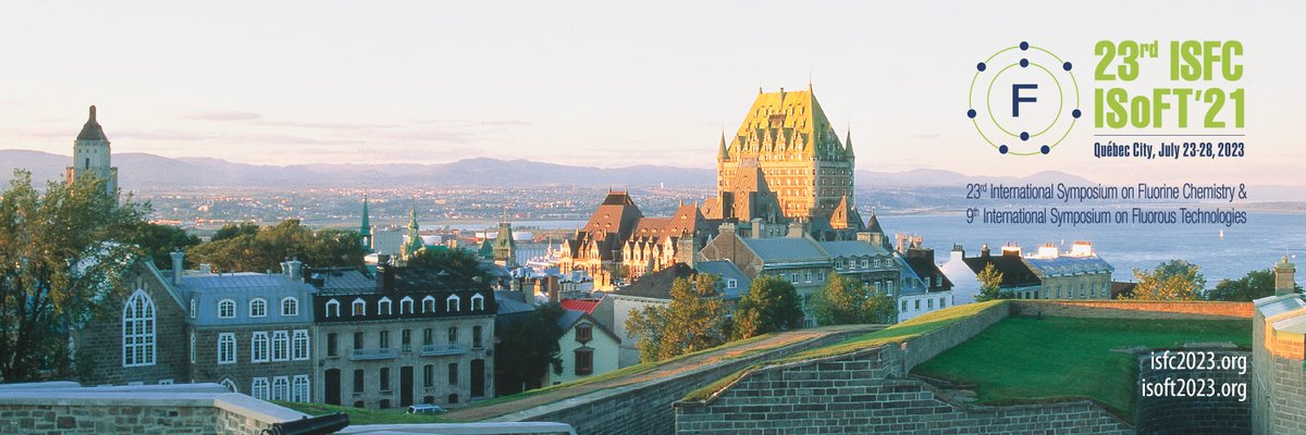Jean-François Paquin (@jfluorine) on Twitter photo The full program is now online for the 23rd Intl. Symposium on #fluorine #chemistry & 9th Intl. Symposium on Fluorous Technologies. Details here: isfc2023.org Still time to register if you want to join us! #isfc2023
Looking forward to welcome you all in <a href="/Quebeccite/">Destination Québec cité</a> The full program is now online for the 23rd Intl. Symposium on #fluorine #chemistry & 9th Intl. Symposium on Fluorous Technologies. Details here: isfc2023.org Still time to register if you want to join us! #isfc2023
Looking forward to welcome you all in <a href="/Quebeccite/">Destination Québec cité</a>