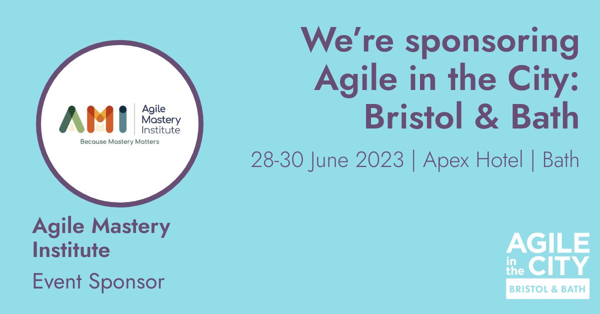 Agile Mastery Institute will be joining us next week! Come and meet them.. 'At Agile Mastery Institute we believe that #MasteryMatters. Come talk to us at our stand for how you can join us in bringing back mastery' @geoffcwatts bit.ly/466jDws #AgileCityBrs