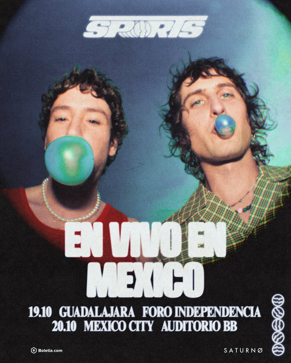 Get your tickets now to see @sportsband en Mexico 🇲🇽 Tix here: sports.komi.io/?fbclid=PAAaZ0…