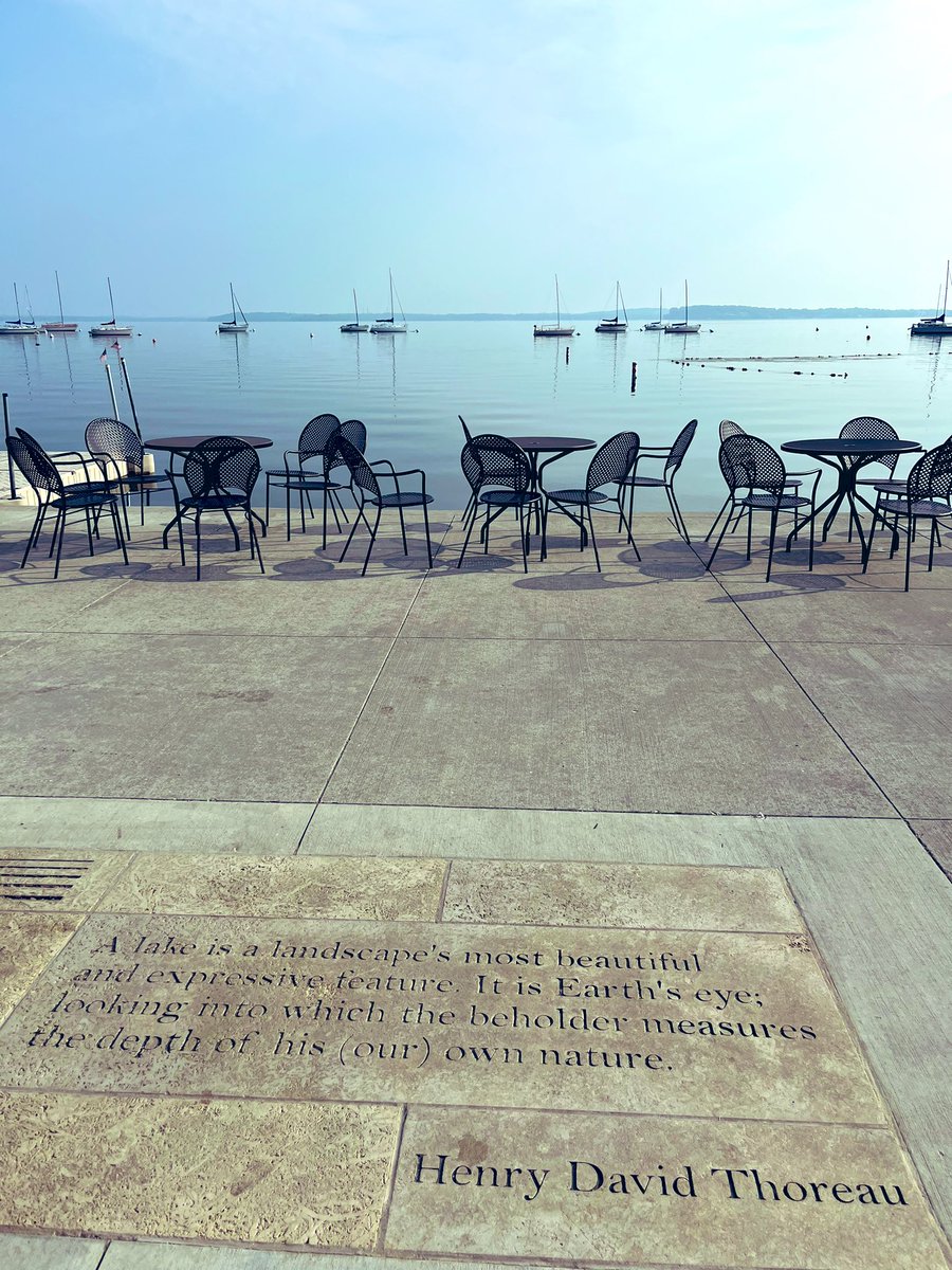 Nice new touch to the Lake Mendota shoreline, @UWMadison @WisconsinUnion