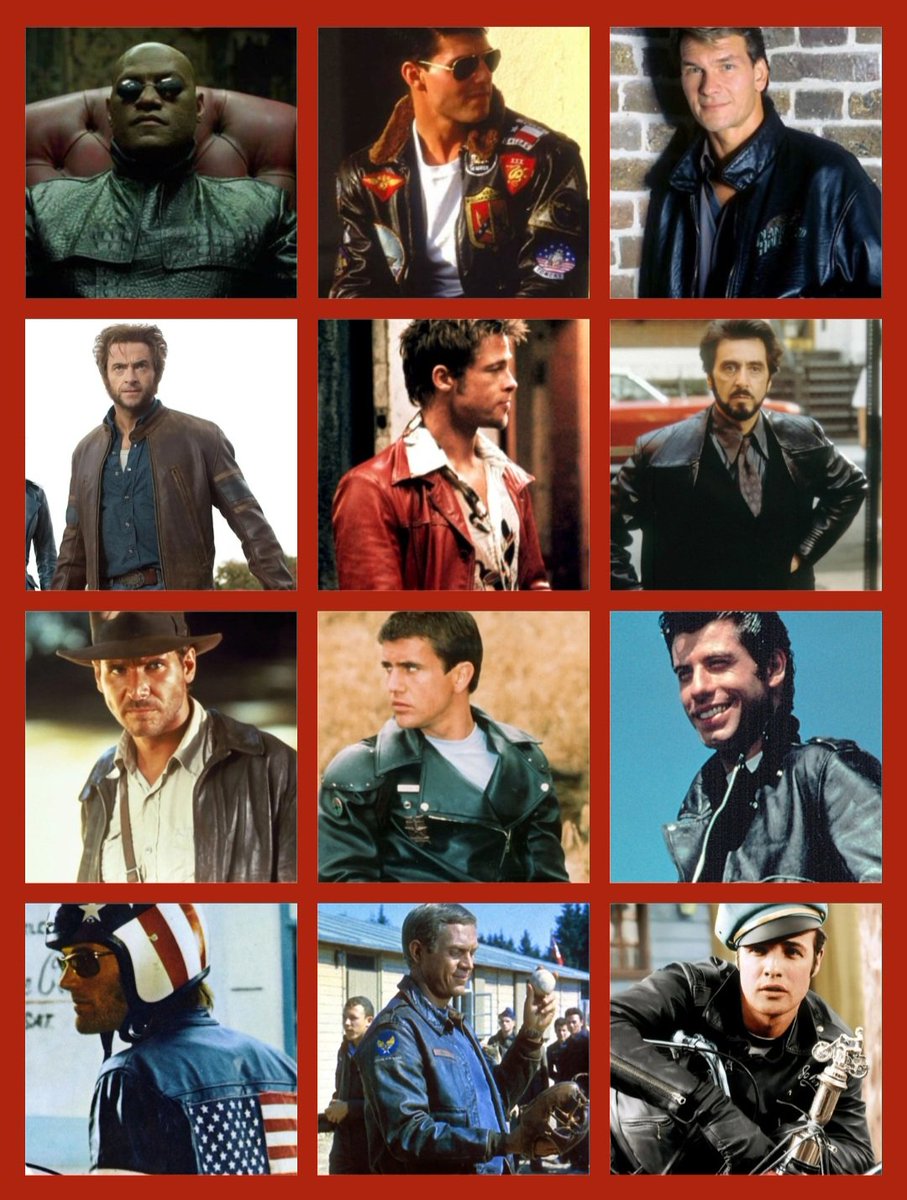 #MorningMovieQuestion 

#WhoWoreItBest

Leather jackets in movies: Who wore it best?

#movies #FilmTwitter #trivia #thursdaymorning #thursdayvibes #fashion #LeatherJacket