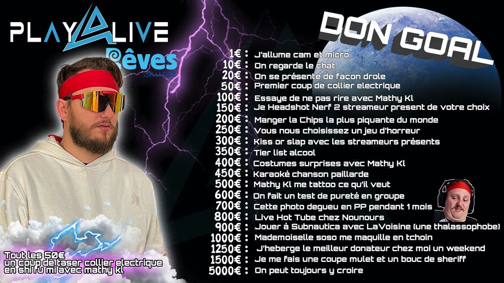 ET BOOM je dévoilage le #dongoal pour le live caritatif @Play_4_Live_ de ce week-end, faites un geste, faites moi mal, c’est pour la bonne cause 🫶🔥

#play4live #play4live23 #stream #live #challenge #defi