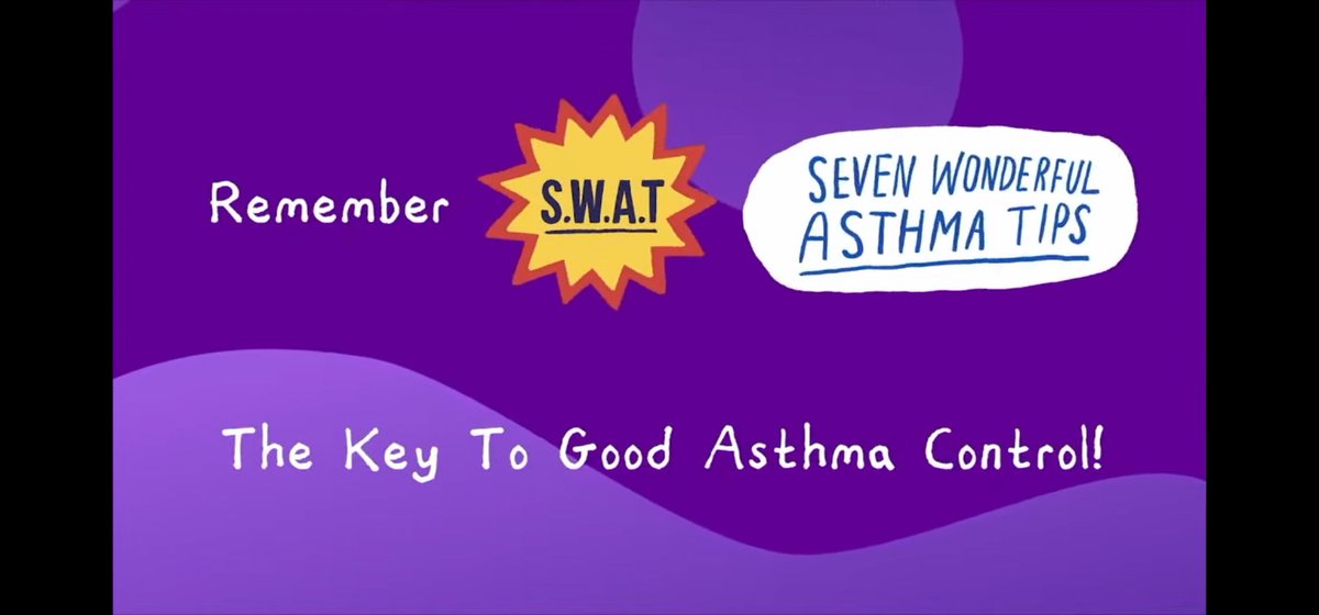 Who else loved that rap! I did 🙋‍♀️

S.W.A.T = Seven Wonderful Asthma Tips. A great entry point for young people into the new resources by #movingOnAsthma @SheffieldHosp #asthma 
@DgtlHealthPass 
Enjoying the launch event happening now: youtube.com/live/4VdgrQfZh…