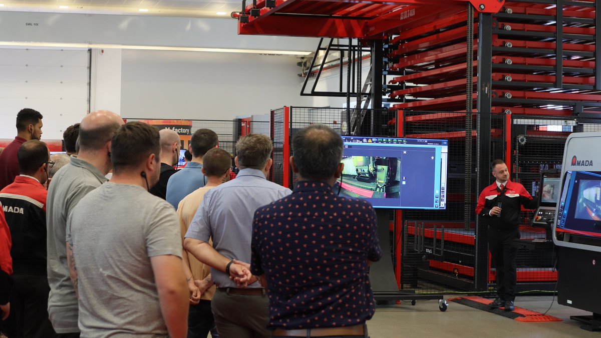 AmadaUKLTD's tweet image. Today was another busy day, with customers arriving from all over the UK to see the latest innovations in sheet metal #technology. Thank you to everyone who came out today; we hope you found our show  #beneficial. Our final day is tomorrow, contact us at 01562 749 736 to attend✅