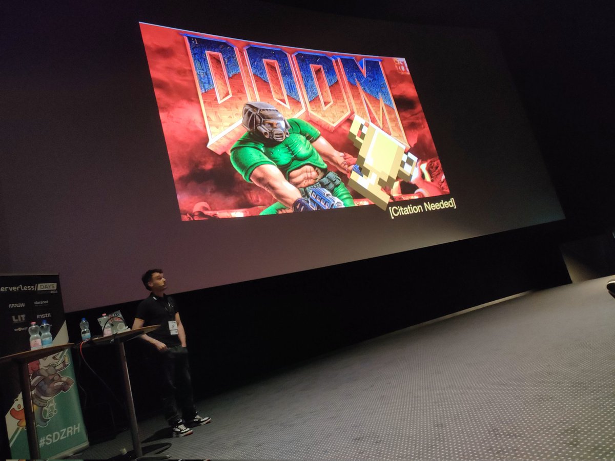 Let's close the conference playing videogames. Tom Wallace with his talk "Sure. But can you play Doom on it?"

#serverless #cloud #zurich #sdzrh