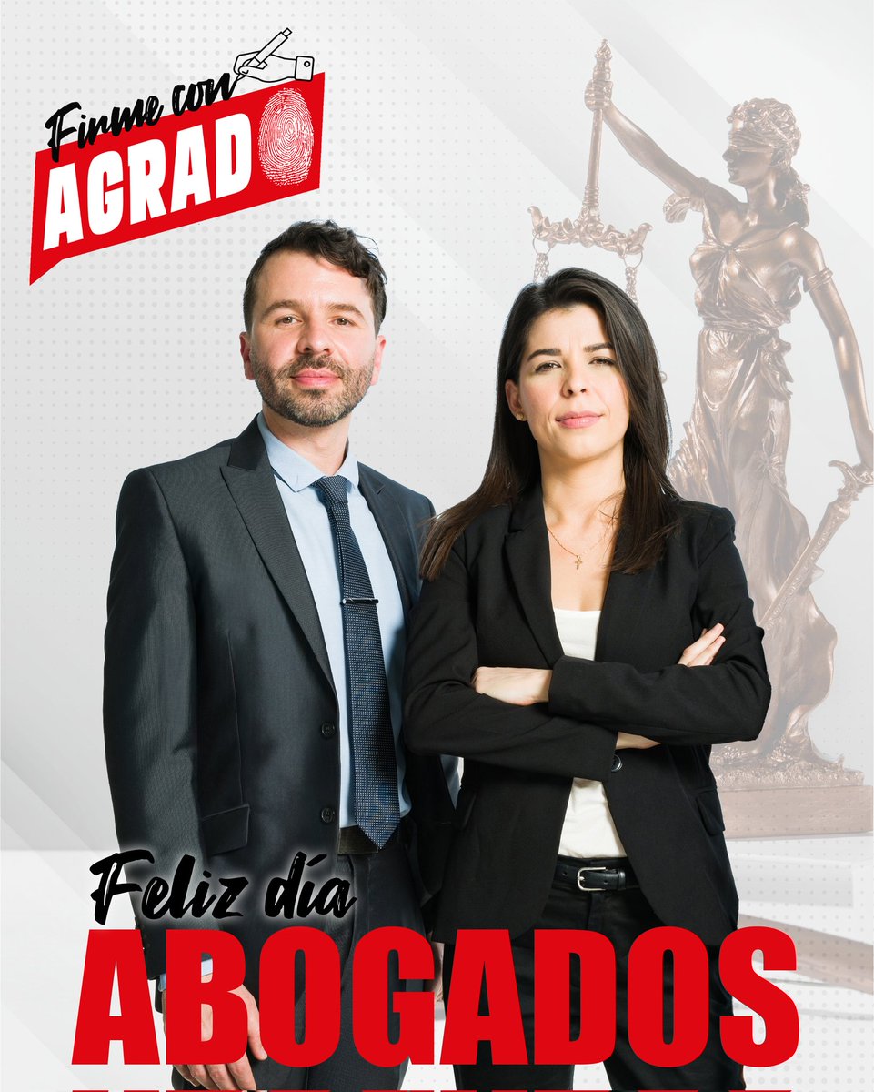 BenjaminAgrado's tweet photo. #diadelabogado 💯✒️ Gracias a quienes buscan llevar justicia a nuestra sociedad.
#firmeconagrado #firmeconcartago https://t.co/5Hrx4DjSMN