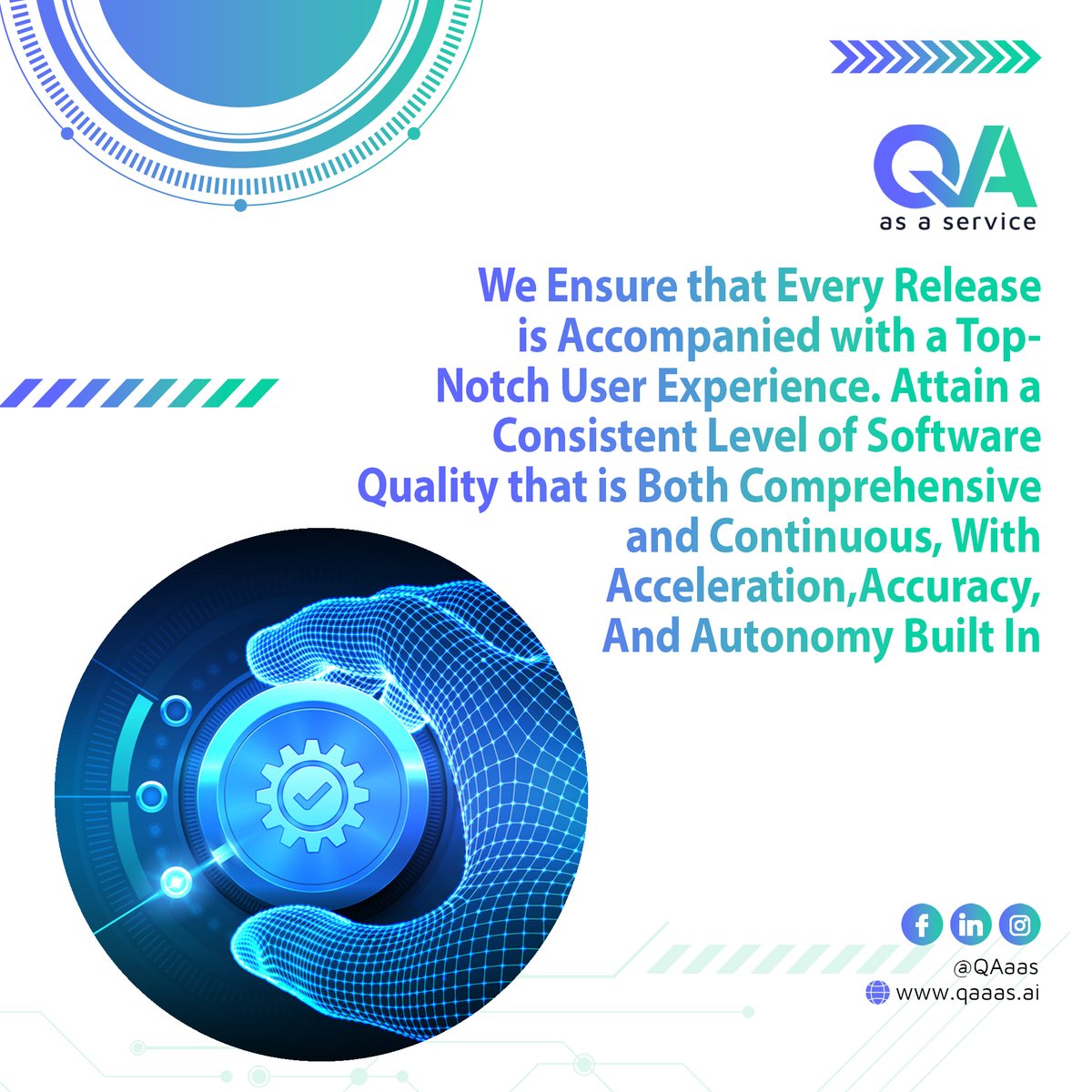 QaaasAi's tweet photo. Delivering excellence with each release! Experience a new standard of software quality that's comprehensive, consistent, and autonomous. We're speeding up innovation without compromising accuracy.

#QAaaS #softwarequality #softwaredevelopment #quality #testing #innovation https://t.co/jA6WOgOT3A