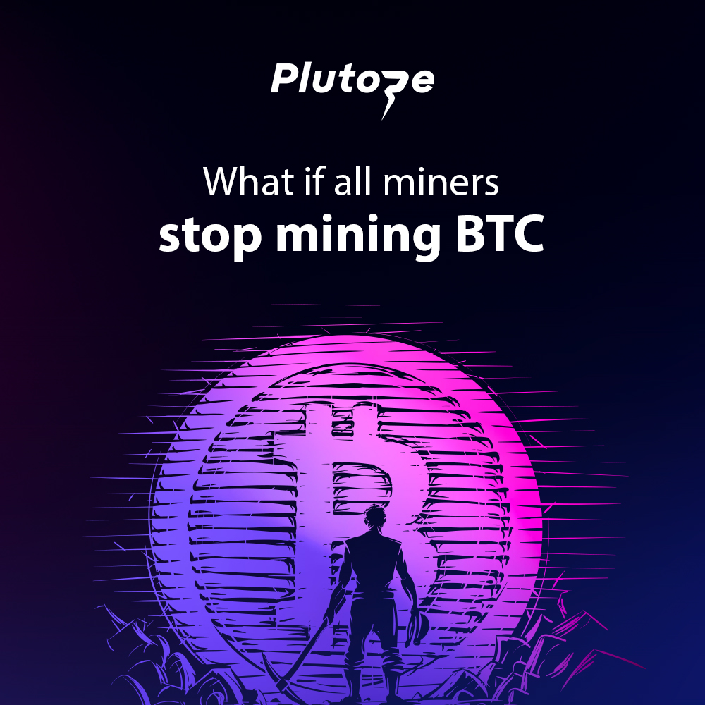 Do you know what will happen If all #miners were to suddenly stop mining #Bitcoin? Let’s find out -👇👇

#PlutoPe #Web3 #DeFi #Cryptocurrency #BitcoinMining #blockchain #Decentralization #NonCustodial #PlutopeWallet #CryptoDebitCard

1/6🧵