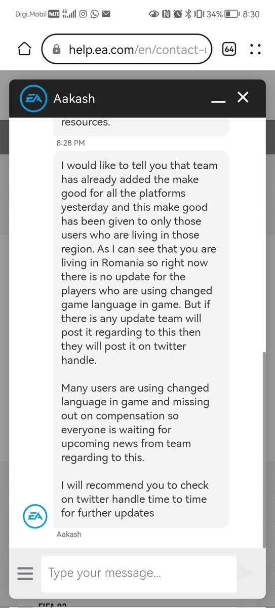 MarioCrs99's tweet photo. @X2Avatar @UniqueRiggers @DonkTrading @AsyFutTrader @EAFIFADirect @FIFA22_INFO @FUT23News I asked them and the answear was different every time look https://t.co/4buJip4yIq