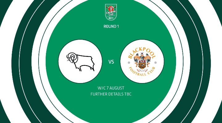 Carabao Cup 1. Turunda rakibimiz Derby County oluyor.
Maçı deplasmanda oynayacağız.

#UTMP