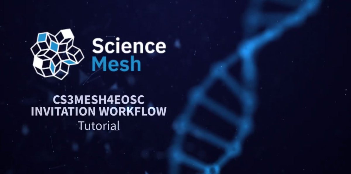 📌#CS3MESH4EOSC final event live @EGI_eInfra #EGI2023!

🔍Discover the Invitation Workflow use case with Milan Danecek @CESNET_cz to learn how the #ScienceMesh enables you to collaborate remotely with your #researchers colleagues 

👀Watch the demo: youtu.be/BZ4SPMbdxqQ