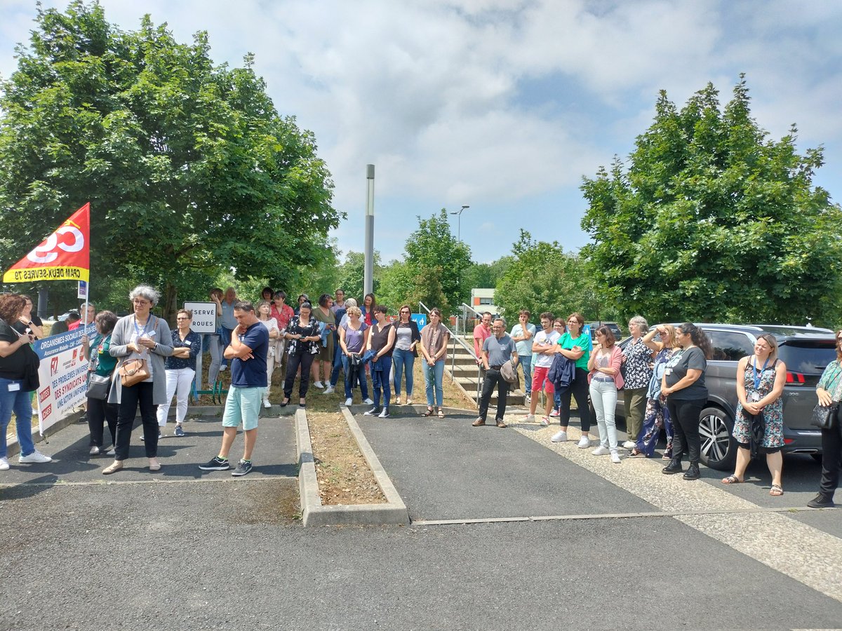 Mobilisation Sécurité sociale 79. 
Salaires, conditions de travail, effectifs, la direction et le ministère doivent tenir compte des revendications face à l'inflation, la pression au travail et le manque de personnel, MAINTENANT !