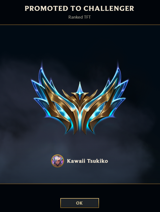 First to challenger Set 9 😎