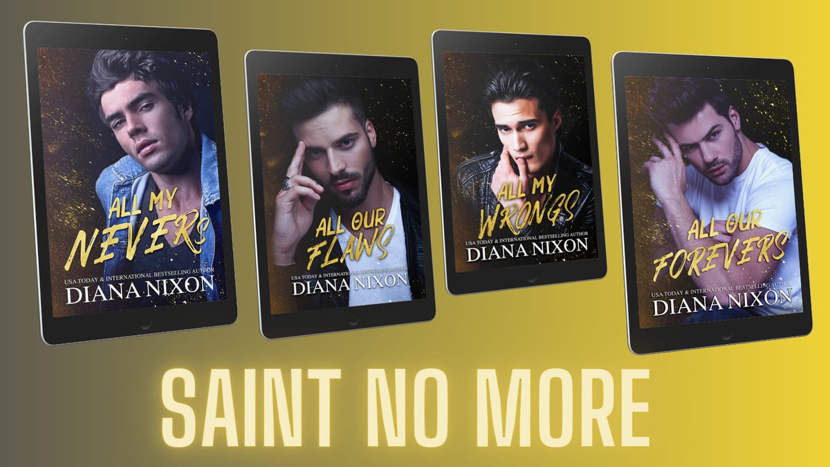 DianaNixon9's tweet photo. Saint No More - a series of romance novels about hate, revenge, passion, and love at a young age evolving into HEA. A PERFECT NEXT READ for the fans of Mercedes Ron, L. J. Shen, Tijan, Colleen Hoover, Jamie McGuire. 
#kindleunlimited @AmazonKindle 
https://t.co/AVfqr9m37D https://t.co/0Cod0rxoEa