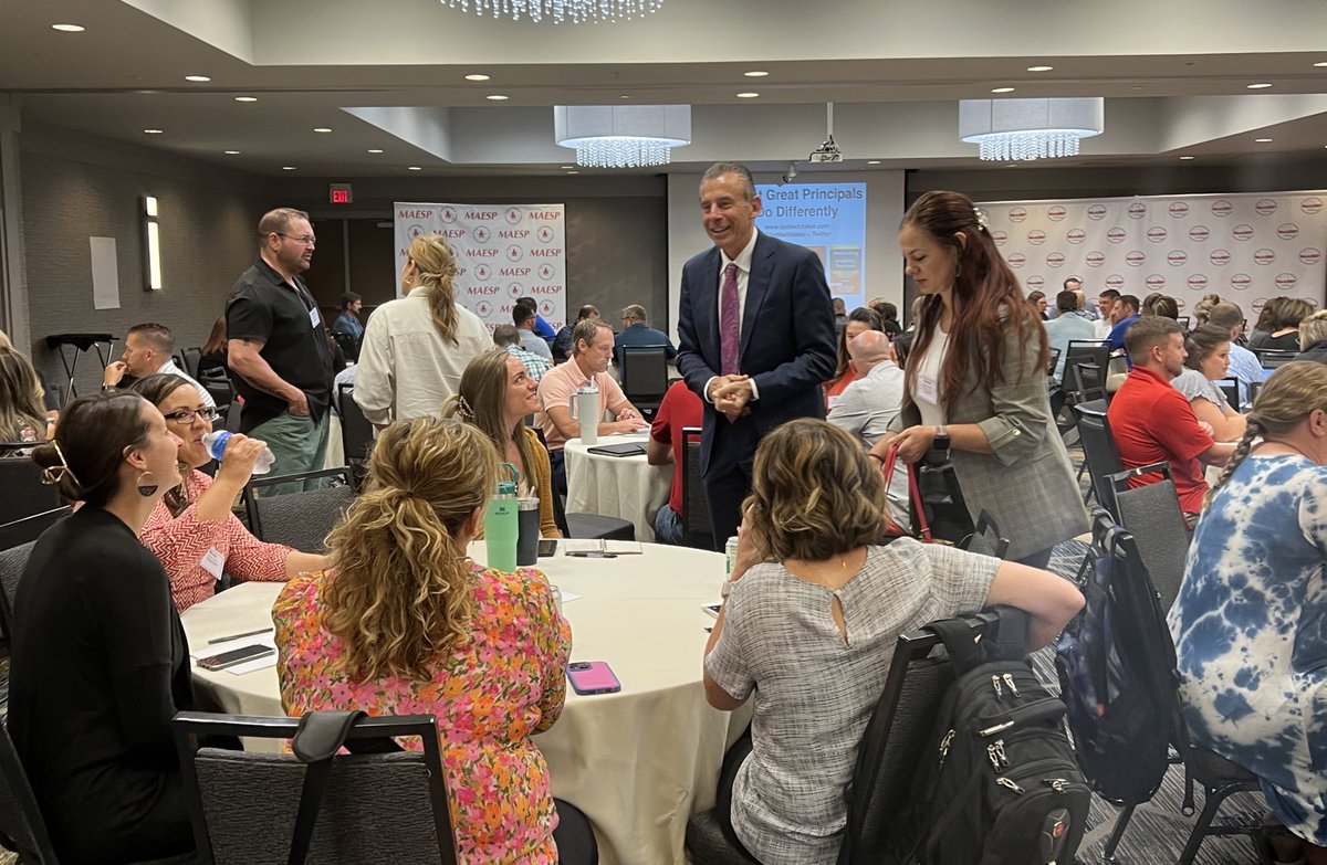 We are thrilled to have @ToddWhitaker lead us today at our #NewPrincipalsConference! If you know Todd, you know that he loves to connect to people! He is the real deal, and we are proud to claim him as Missouri’s son!
