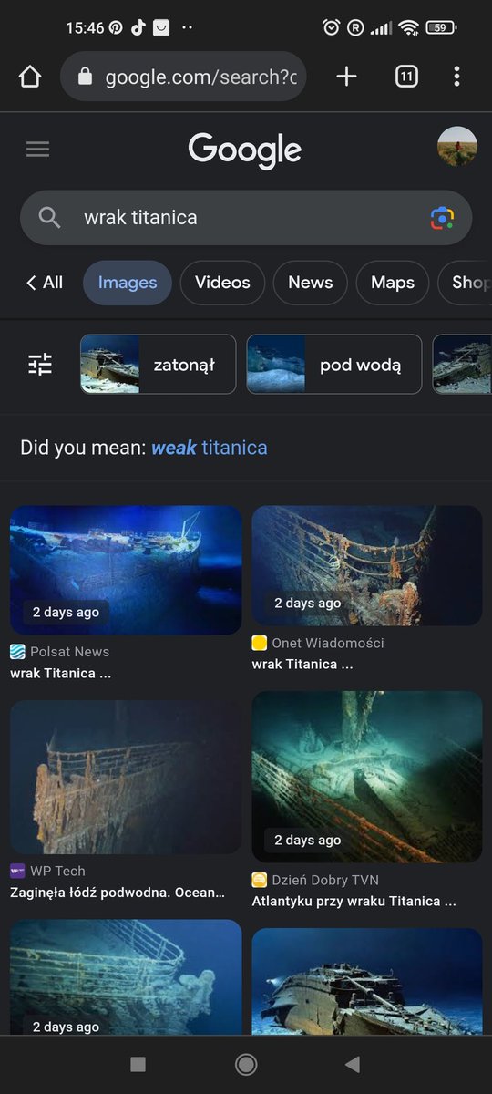 Totalnie nie rozumiem po co płynąć pod wodę oglądać wrak Titanica jak można w google obejrzeć sobie za darmo na powierzchni ziemi, work smarter not harder💅💅💅💅