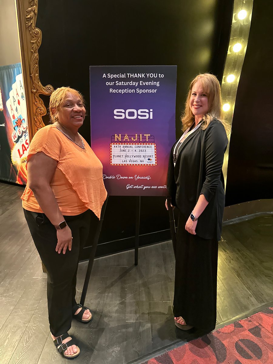 SOSi sponsored the <a href="/NAJITOrg/">NAJIT HQ</a> Conference, an industry leader in connecting linguists &amp; educating the public about the need for qualified judiciary #interpreters &amp; translators. We look forward to continuing our partnership &amp; supporting these professionals. #WeAreSOSi