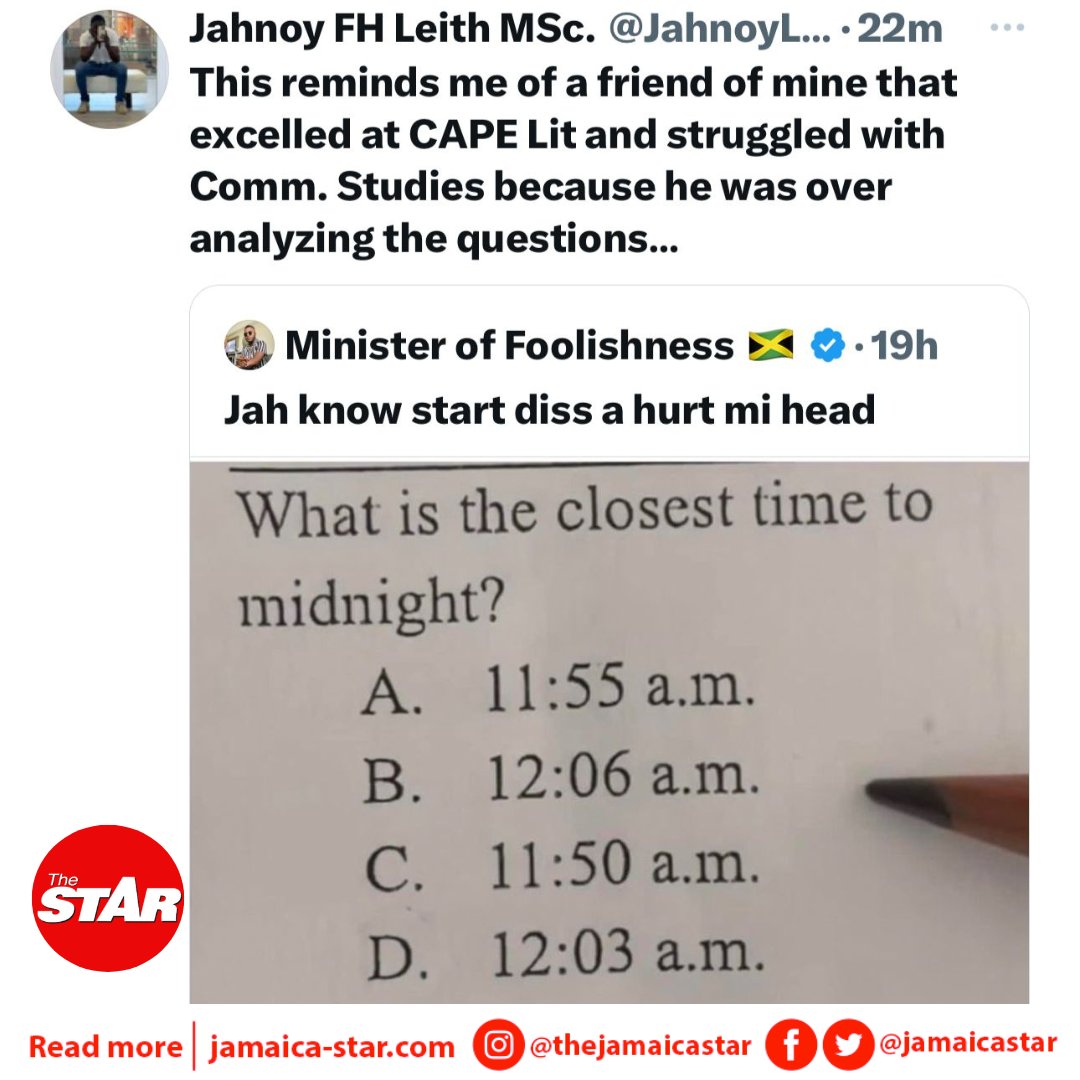 Jamaica Star tweet media