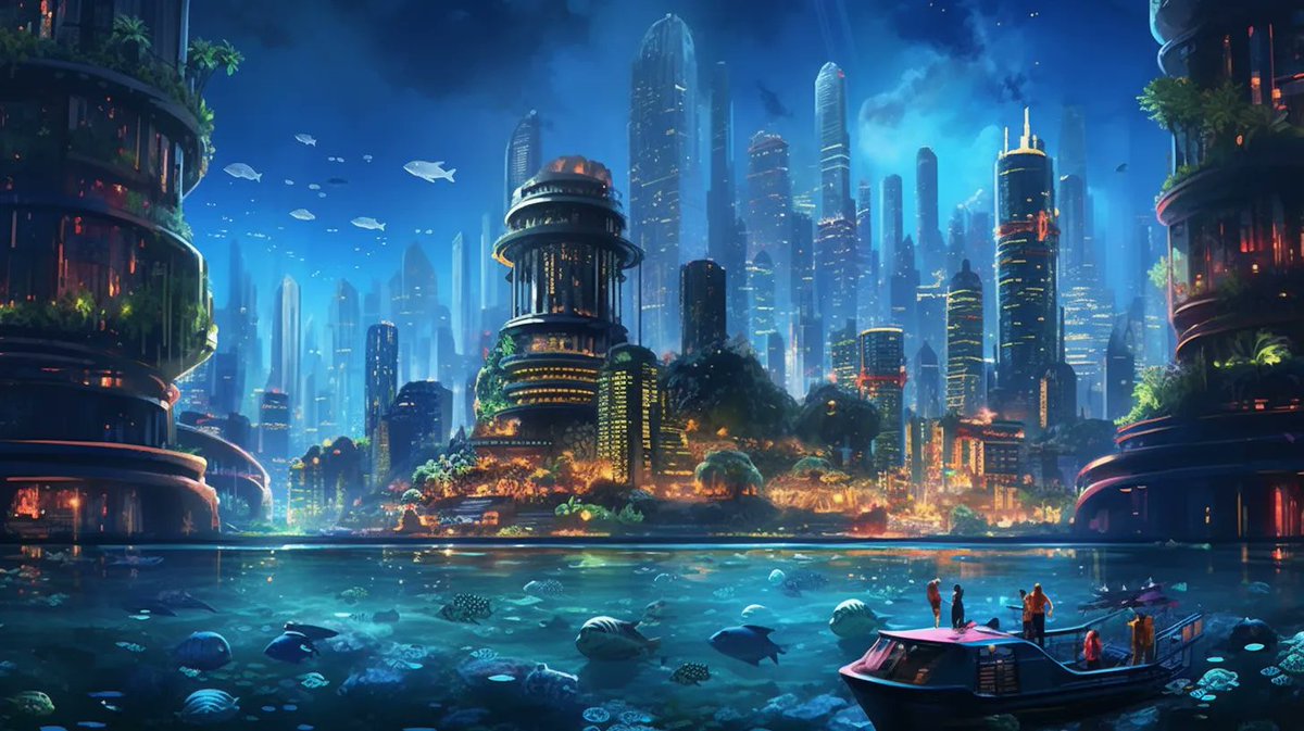 🌊 We're swapping skyscrapers for coral towers! What will we discover beneath the waves? #UnderwaterUtopia #SciFiWritingPrompts 🐠🏙️