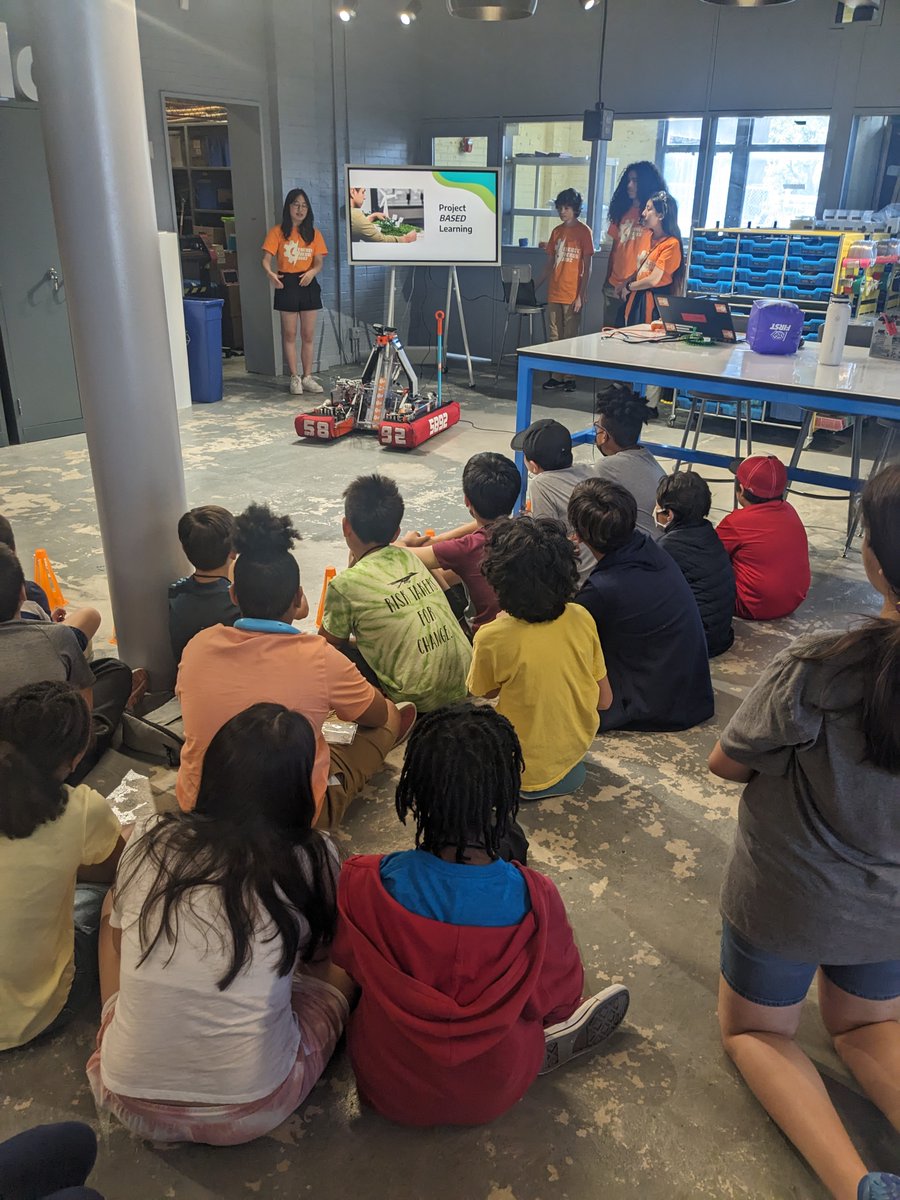 AmyRails's tweet photo. #HISDSTEM camp day 5 at Hamilton MS continued the fun - including a visit from the Energy Heroes high school robotics team!
@HISD_Inst_tech https://t.co/g9NPyOiUjF