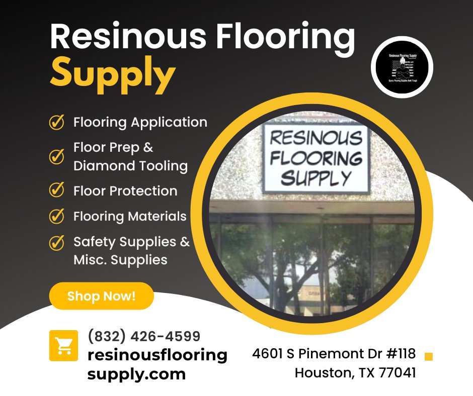 We have everything you need! Check out our selection at (832) 426-4599 / Link in Bio / 4601 S Pinemont Dr #118, #HoustonTX 77041 #floors #flooring #epoxyfloors #epoxyflooring #epoxycoatings #epoxyresin #epoxytable #epoxycountertops #contractor #polishedconcrete #concretepolishing