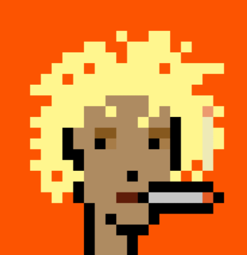 tattoomealways's tweet image. Picked up this Punk by @recursivepunks and purchased @MEonBTC. Why did I choose this one? Well it kinda looks like me in the morning with the blonde hair and all🤣. Maybe I should make this my PFP.