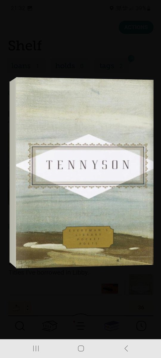Tennyson, müthiş şair.