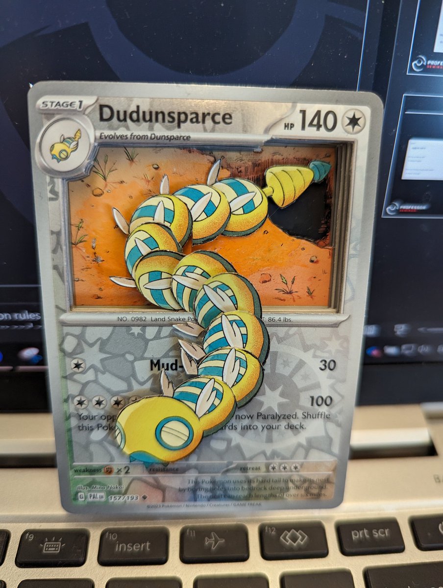 A friend at work made this...this...masterpiece #PokemonTCG