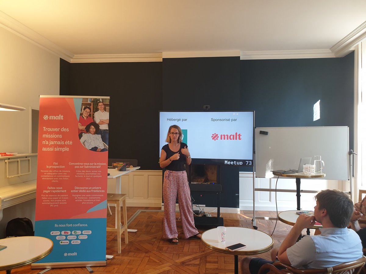 On termine le #NantesJS73 autour de pizzas 🍕 et boissons 🥤

Merci à <a href="/Malt_Community/">Malt</a> qui régale 🤗