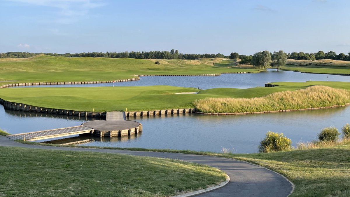 Bucket list item ✅

Played golf in France today at Le National on the Albatross in Versailles where the 2018 Ryder cup was held and the 2024 Olympics will take place. 

Just so thankful for days likes this 😭🥹