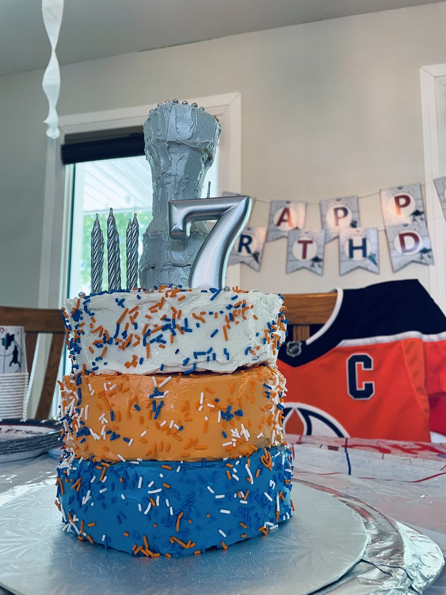 ALN7's tweet photo. @cmcdavid97  My son has the best birthday wish! 2024 🎉 Definitely going to try and get him to a game this year! 🏒 https://t.co/bMf5CklDN7