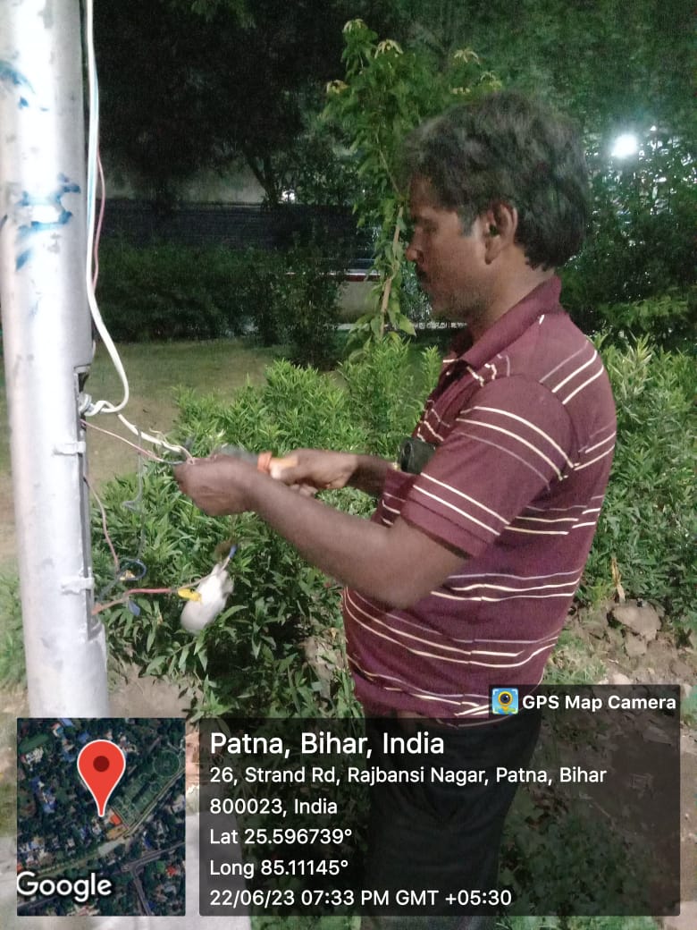 LightPatna's tweet photo. “Perfection is achieved, not when there is nothing more to add, but when there is nothing left to take away."
Maintenance of street lights after receiving complaint through different sector electrician regarding non functioning... https://t.co/5DcA8Yg6Sm